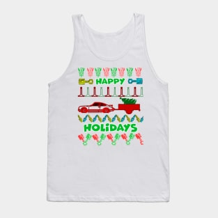 Merry chrismas, happy holidays, car guy, car enthusiast merry chrismas (911) Tank Top